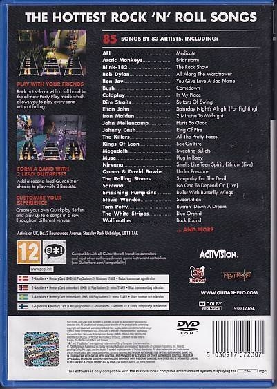 Guitar Hero 5 - PS2 (B Grade) (Genbrug)